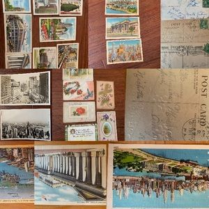 Early 1900 vintage postcards